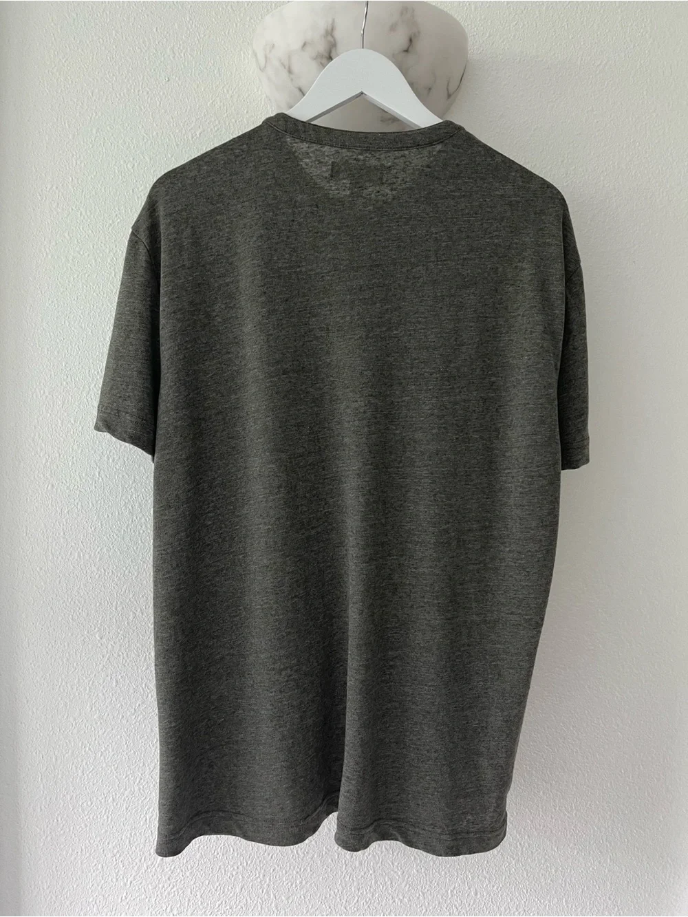 Banana Republic Dark Khaki Short Sleeve Henley